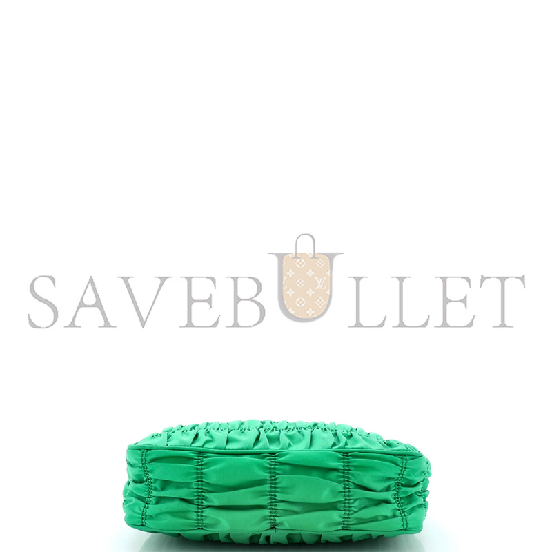 PRADA TESSUTO NYLON GAUFRE SHOULDER BAG MENTA 1NE204 (22*13*6cm)